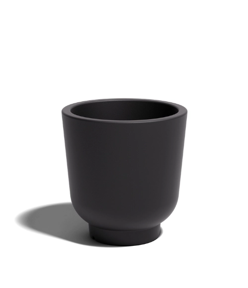 czarna donica tarasowa Stevio 36